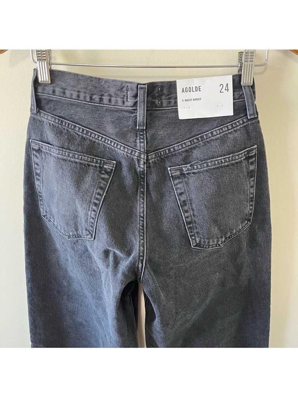 AGOLDE V-Waist Baggy Jeans Size 24 - Picture 7 of 14